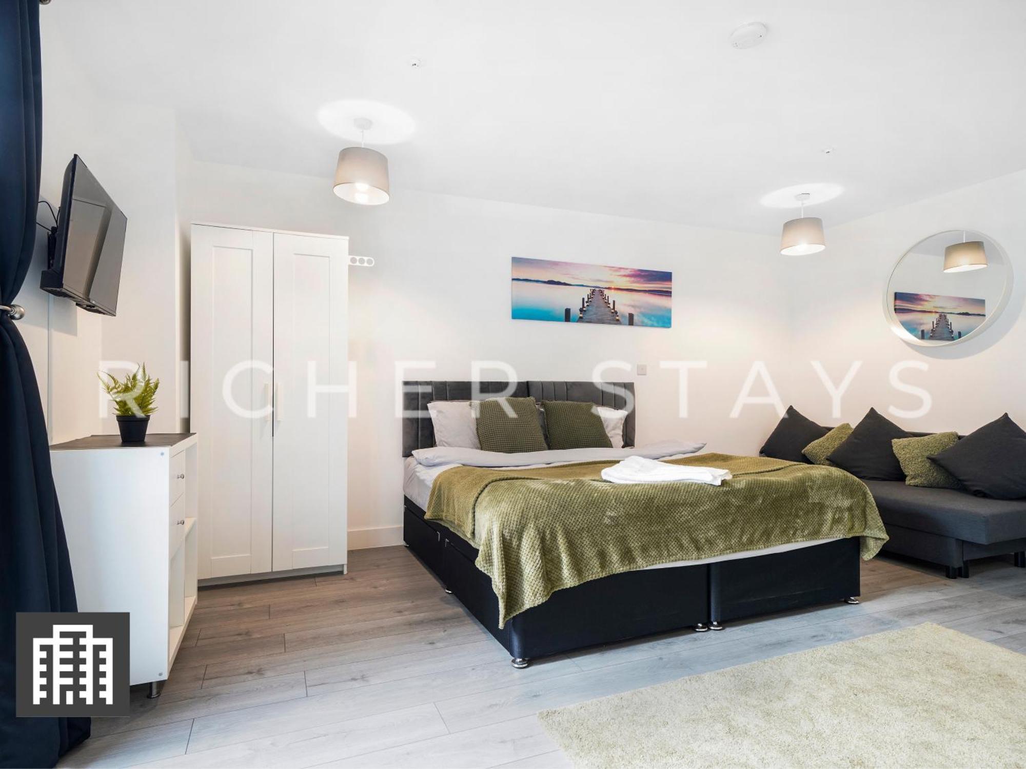 Cosy Studio Apartment- Hemel Hempstead High Street Buitenkant foto